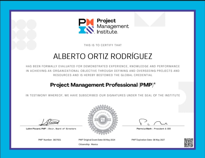 PMP Certificate
