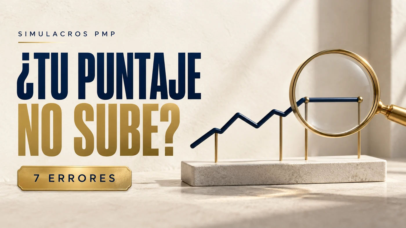 ¿Tu puntaje no sube? Siete errores en simulacros PMP